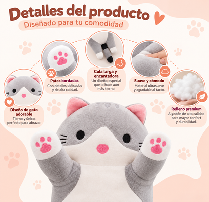 Gatito Térmico para Aliviar los cólicos.